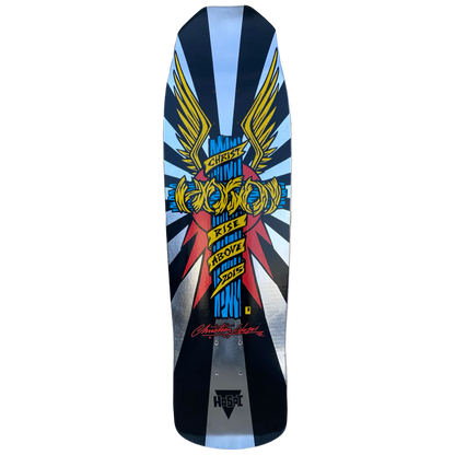 Hosoi Wings 9" LTD Silver Skateboard Deck