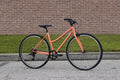 Fairdale Lookfar Step-Thru Complete Cruiser Bike - Matte Coral Red - X747X