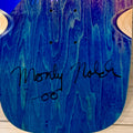 Monty Nolder Stripes ONE OF A KIND, HAND-PAINTED & AUTOGRPAHED Deck 10"x30" (1 of 1) - X747X