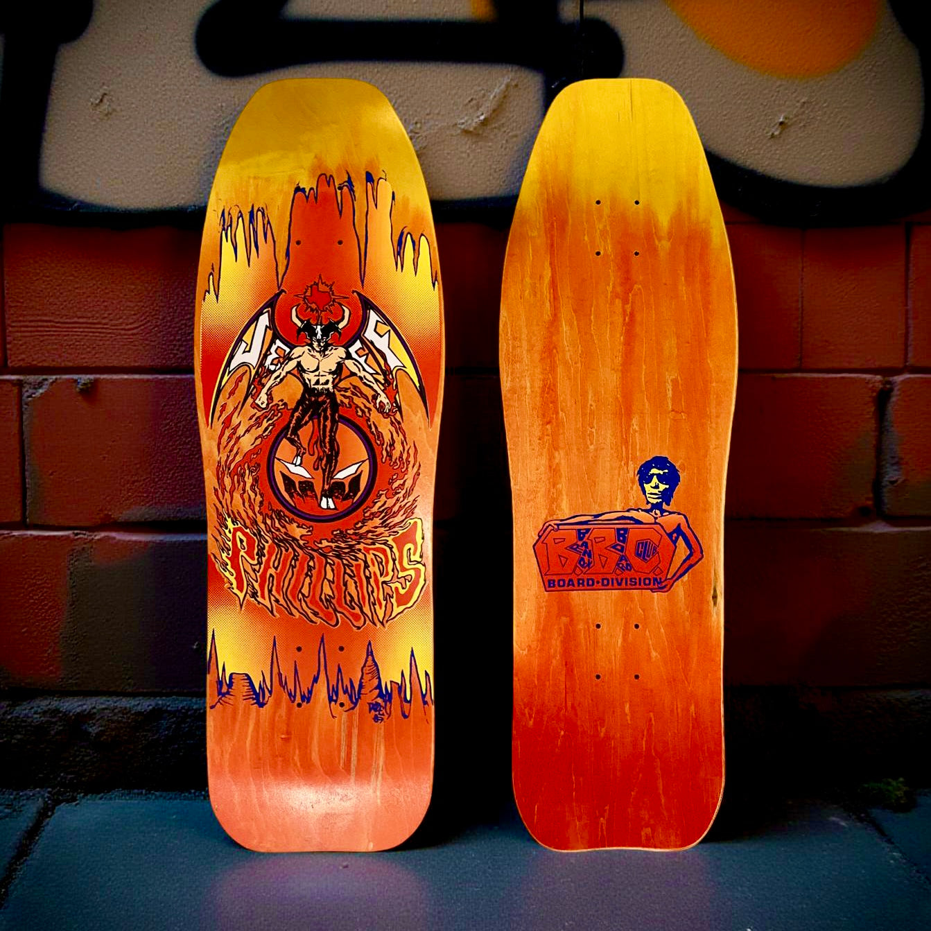 Jeff Phillips DevilMan DOUBLE-FADE Limited Edition, HAND-PAINTED BBC Deck (1 of 14)