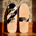 Monty Nolder STRIPES Limited Edition Deck 10”x30” HAND-PAINTED (1 of 9) - X747X