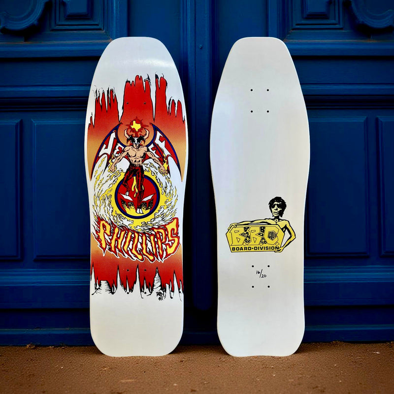 Jeff Phillips DevilMan Limited Edition, HAND PAINTED BBC Deck (1 of 20) - X747X