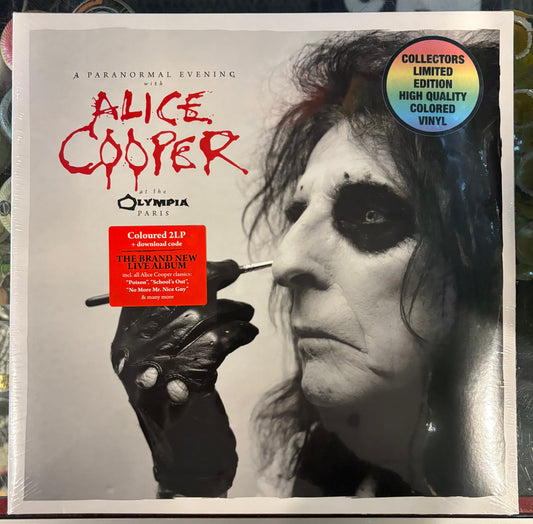 ALICE COOPER - A Paranormal Evening At The Olympia Paris 2x (Color Vinyl) LP Record