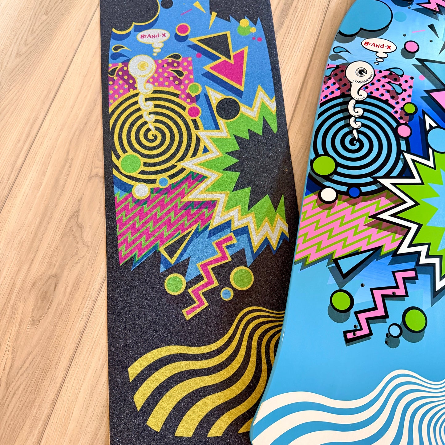 Weirdo COMBO-PACK Grip, Socks & Hand-Painted Deck 10”x31”