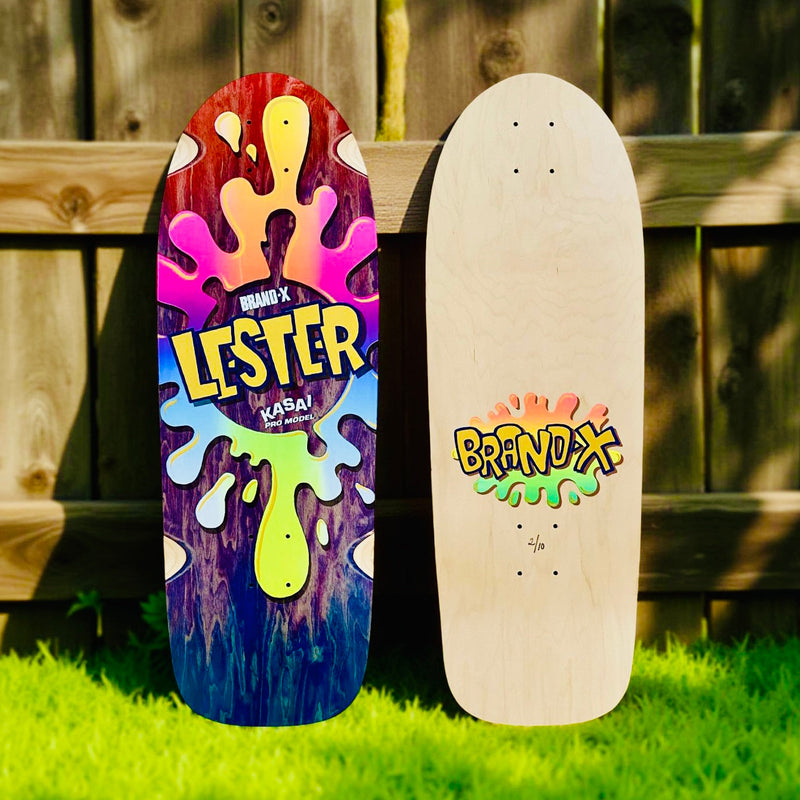 Lester Kasai 10”x30” Limited Edition, DOUBLE FADE Deck HAND-PAINTED (1 of 10) - X747X