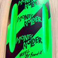 Monty Nolder STRIPES Limited Edition ROUTED Deck 10”x30” HAND-PAINTED (1 of 5) - X747X