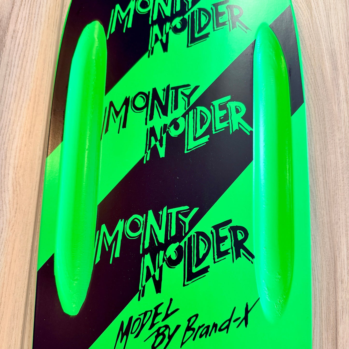 Monty Nolder STRIPES Limited Edition ROUTED Deck 10”x30” HAND-PAINTED (1 of 5)