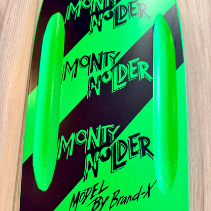 Monty Nolder STRIPES Limited Edition ROUTED Deck 10”x30” HAND-PAINTED (1 of 5)