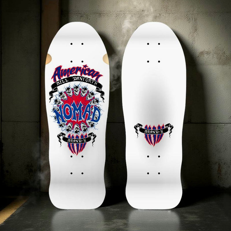 Bill Danforth Circle of Skulls 10”x30” Limited Edition, HAND-PAINTED Deck (1 of 10) - X747X