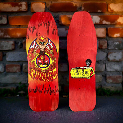 Jeff Phillips DevilMan Limited Edition, HAND PAINTED BBC Deck (1 of 100) - X747X