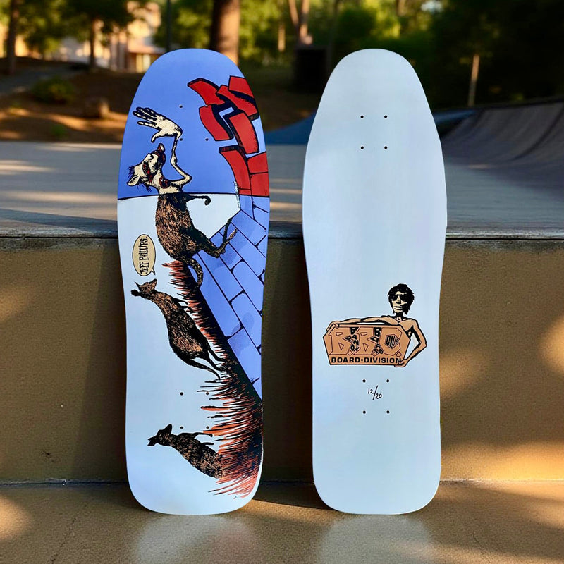 Jeff Phillips Kangaroo Limited Edition BBC Deck, HAND-PAINTED 10"x31" (1 of 20) - X747X