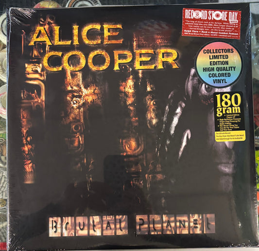 ALICE COOPER - Brutal Planet [180G] (Color Vinyl) LP Record + DL Code