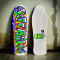 Jeff Phillips GRAFFITI Limited Edition, White HAND PAINTED BBC Deck (1 of 40) - X747X