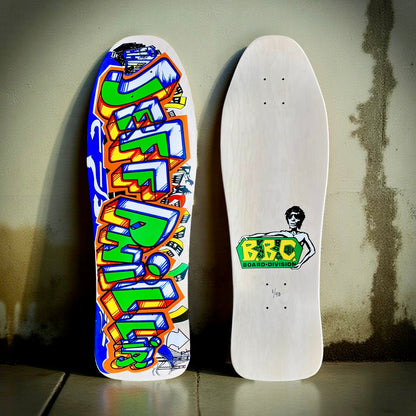 Jeff Phillips 'Cosmic Graffiti’ Limited Edition, HAND PAINTED BBC Street Deck (1 of 40)