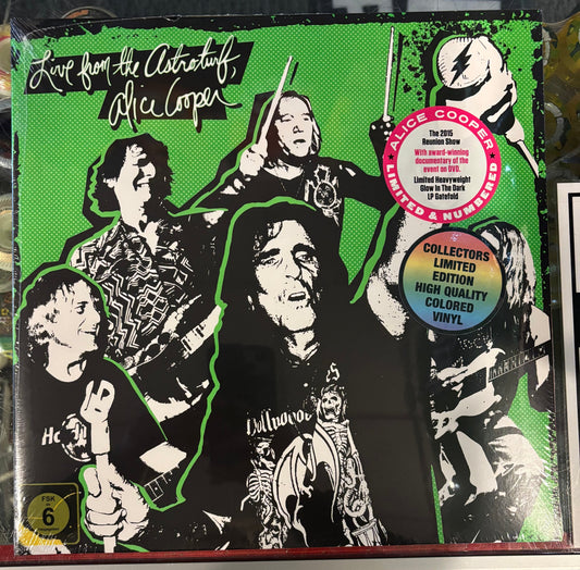 ALICE COOPER - Live From The Astroturf (Color Vinyl) LP Record + DVD