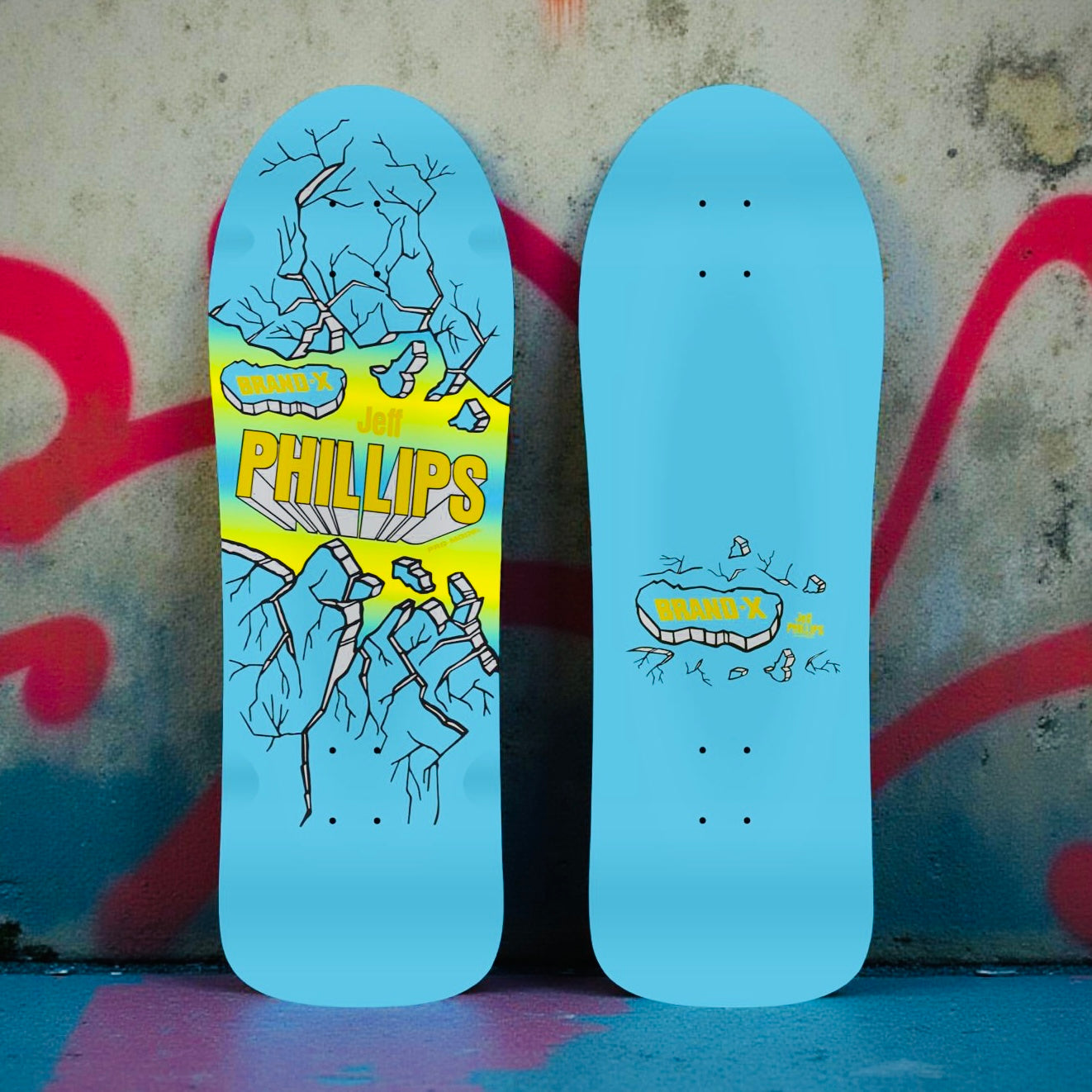 Jeff Phillips BREAKOUT (original shape) Limited Edition Series, HAND PAINTED Deck (PRE-ORDER, JUNE 2026)