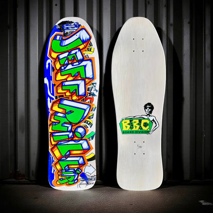 Jeff Phillips 'Cosmic Graffiti’ Limited Edition, HAND PAINTED BBC Street Deck (1 of 40)