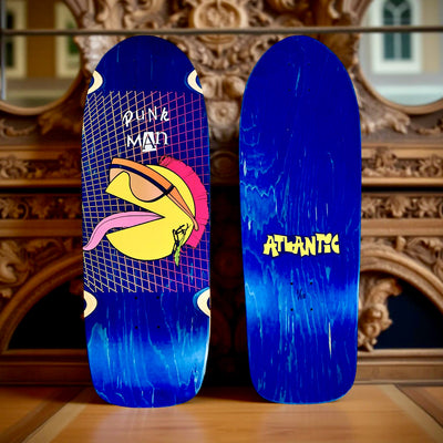 80s Punk Man 10”x30” Limited Edition, HAND-PAINTED Deck (1 of 10) - X747X