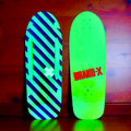 Vertical Hold 10"x30" ROUTED, HAND-PAINTED Deck (1 of 2)