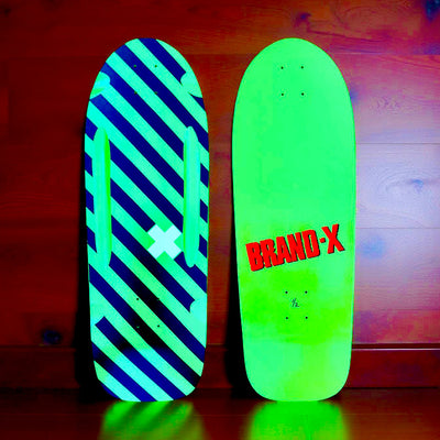 Vertical Hold 10"x30" ROUTED, HAND-PAINTED Deck (1 of 2)