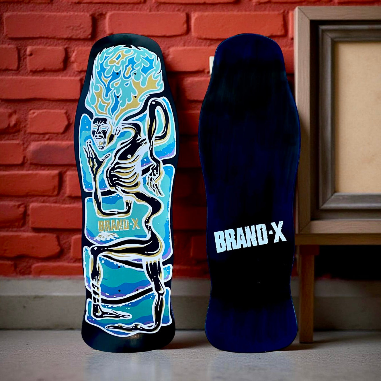 Rubberman 10"x30.25" Limited Edition Deck HAND-PAINTED (1 of 10)