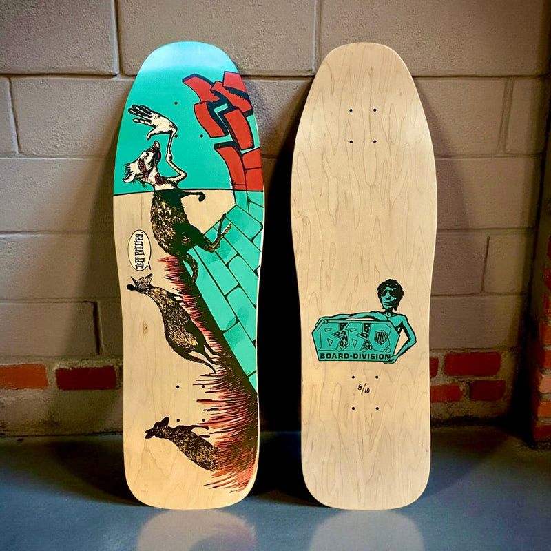 Jeff Phillips Kangaroo Limited Edition BBC Deck, HAND-PAINTED 10"x31" (1 of 10) - X747X