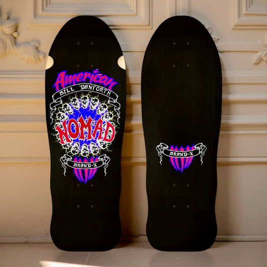 Bill Danforth Circle of Skulls 10”x30” Limited Edition, HAND-PAINTED Deck (1 of 10) - X747X