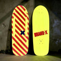 Vertical Hold 10"x30" ROUTED, HAND-PAINTED Deck (1 of 5) - X747X