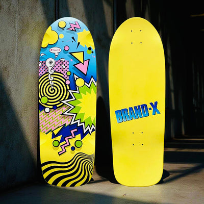 Weirdo 10"x30" Deck HAND-PAINTED - X747X