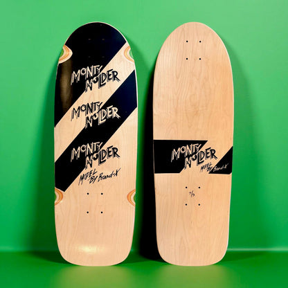 Monty Nolder STRIPES Limited Edition Deck 10”x30” HAND-PAINTED (1 of 9)