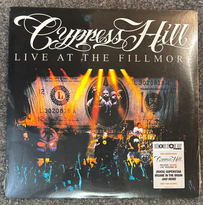 CYPRESS HILL - LIVE AT THE FILLMORE 2x Vinyl LP Record