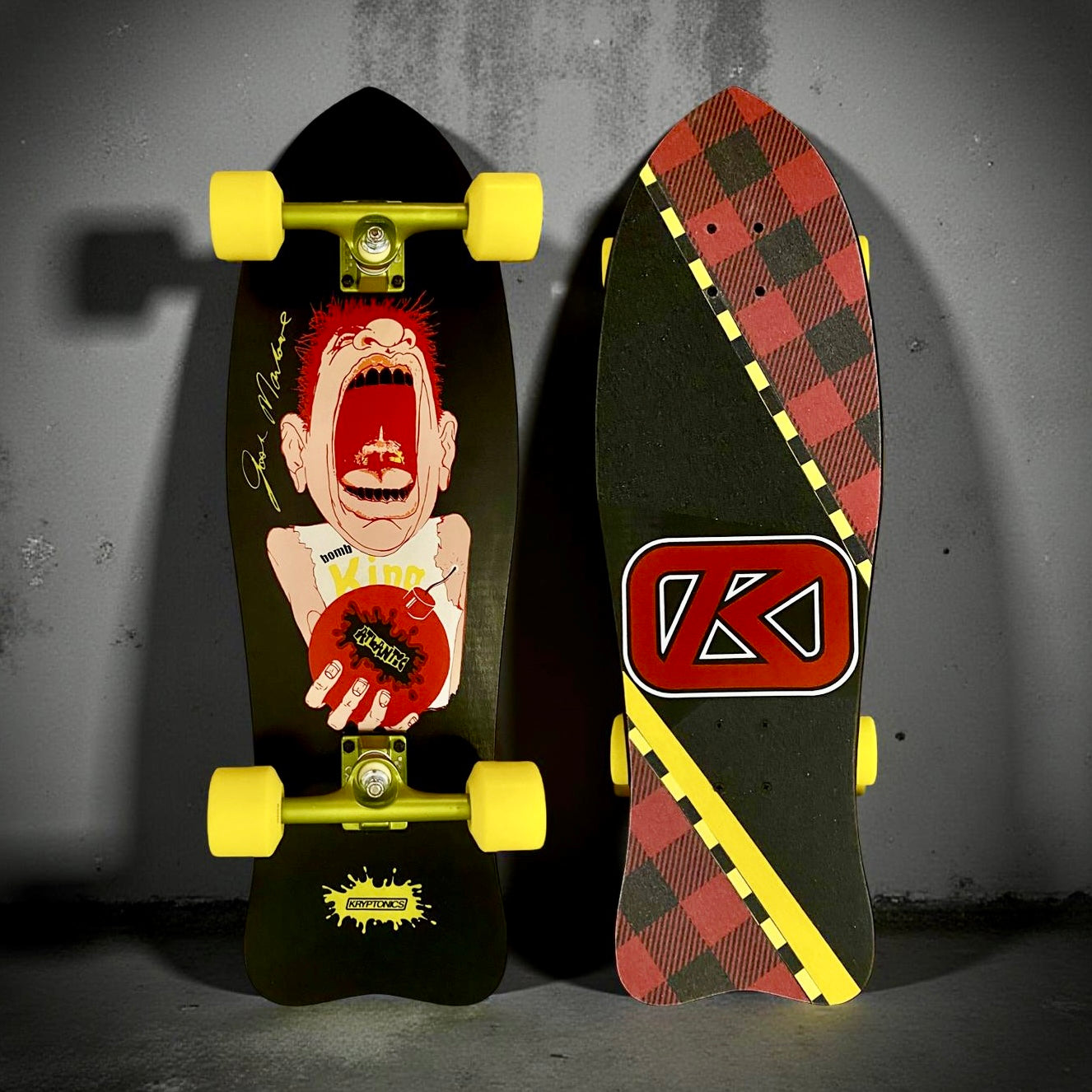 Josh Marlowe “Bomb King” Limited Edition Torpedo COMPLETE 10”x31” HAND-PAINTED (1 of 5)
