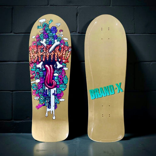 Riot Stick Limited Edition Deck 10"x30.25" HAND PAINTED (1 of 10)