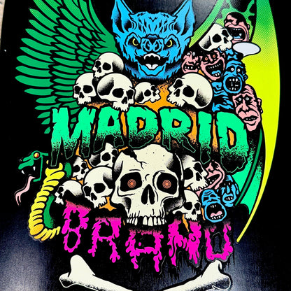 Brand-X-Madrid Collab Limited Edition Deck 10.25"x31" HAND-PAINTED
