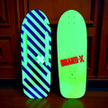 Vertical Hold 10"x30" ROUTED, HAND-PAINTED Deck (1 of 2)