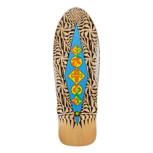 Vision Gator Ramp Skateboard Deck - 10″ Natural