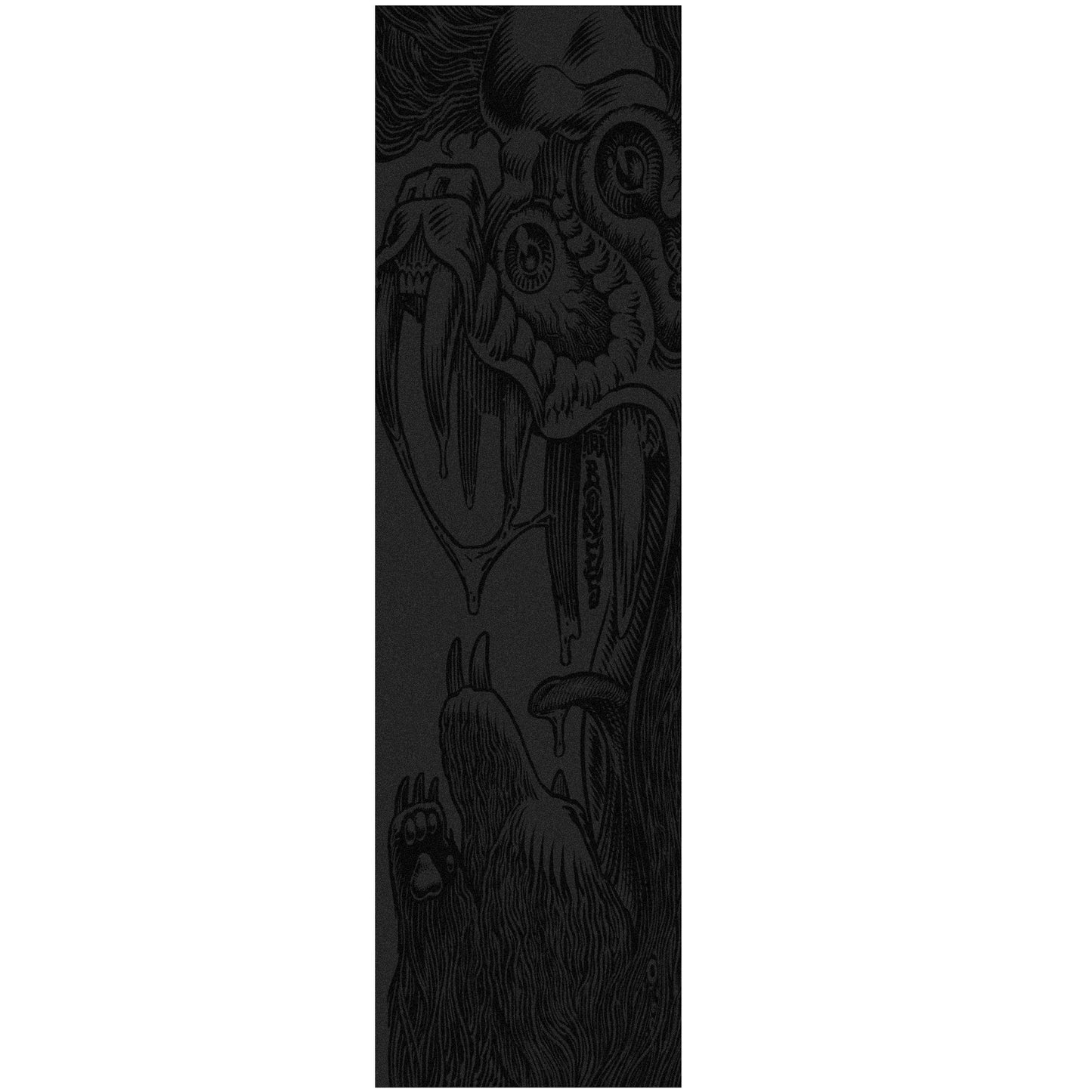 Bones Bearly There Single Sheet Griptape 9″x33″ - Black - X747X