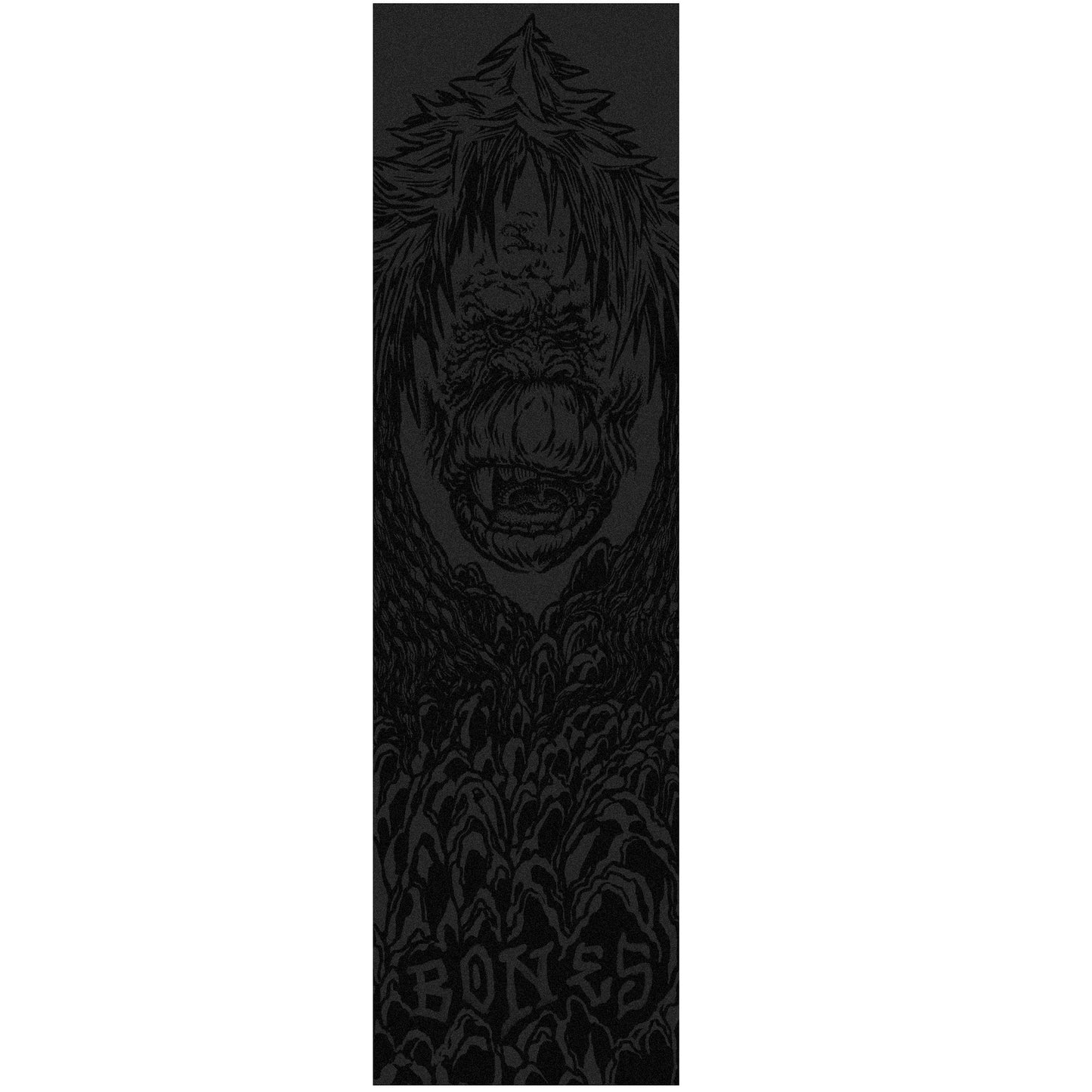 Bones Forest Face Single Sheet Griptape 9″x33″ - Black - X747X
