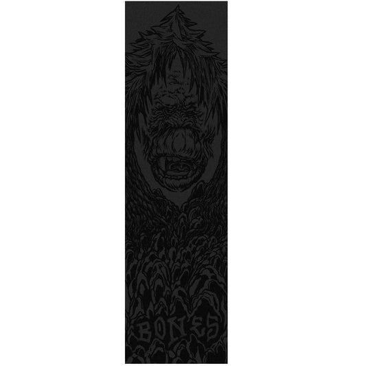 Bones Forest Face Single Sheet Griptape 9″x33″ - Black - X747X