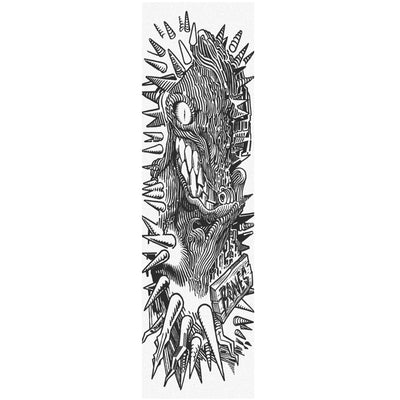 Bones Gritteeth Single Sheet Griptape 9″x33″ - White - X747X
