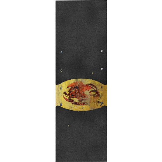 Powell Peralta Oval Dragon 2 Griptape - 10.5"x33" Black