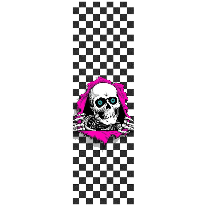 Powell Peralta Ripper Checker Griptape - 10.5"x33" White - X747X