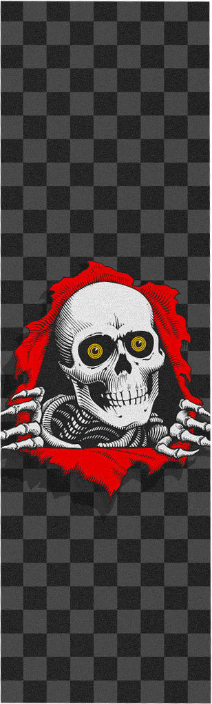 Powell Peralta Ripper B&G Checker Grip Graphic Premium Skateboard Grip Tape - X747X