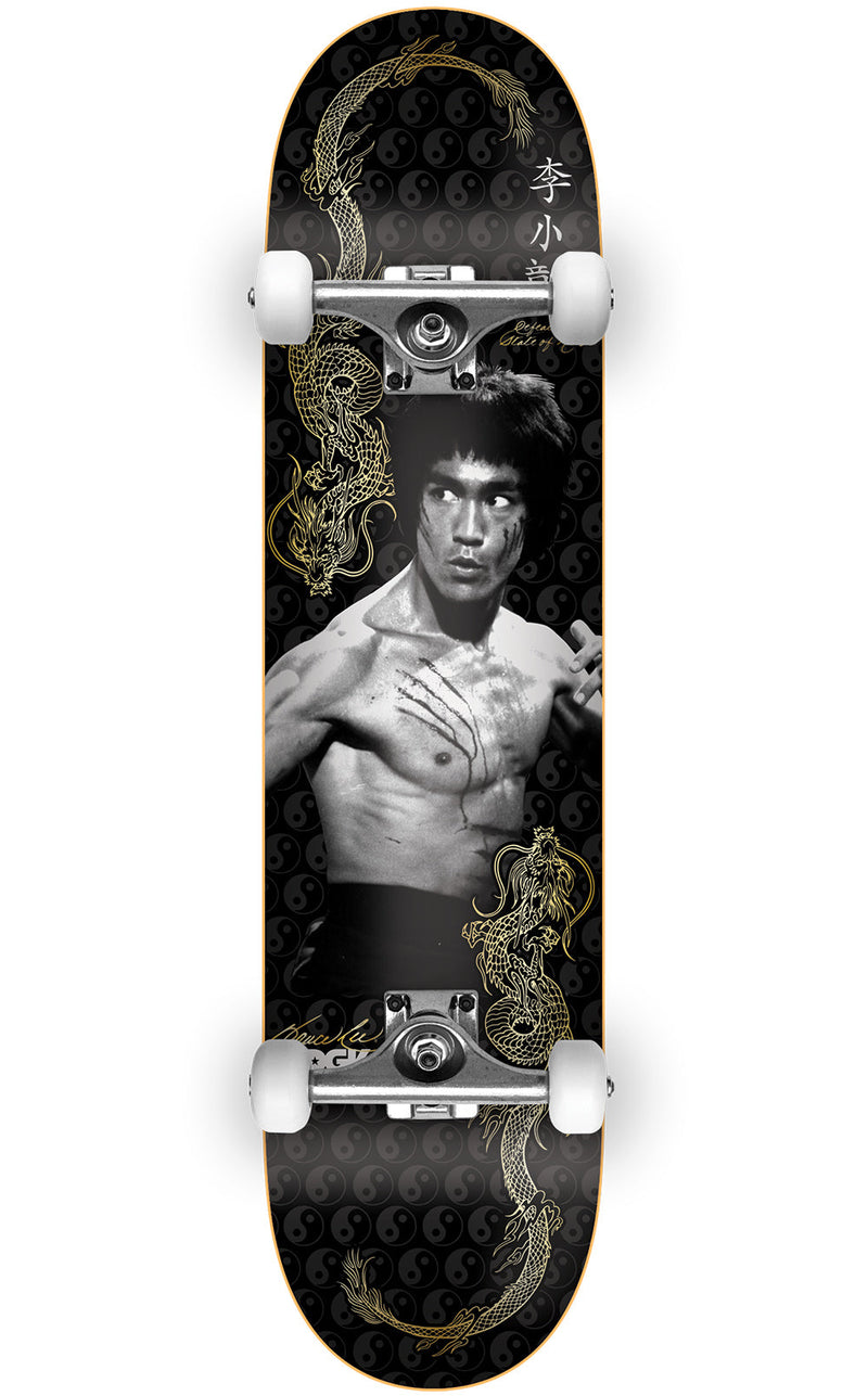 DGK x Bruce Lee Balance Embossed Skateboard Complete - 8.25" - X747X