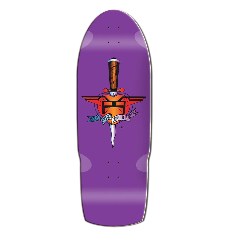 SMA Heart Attack Limited Edition Skateboard Deck - 10.5″ Purple Dip - X747X