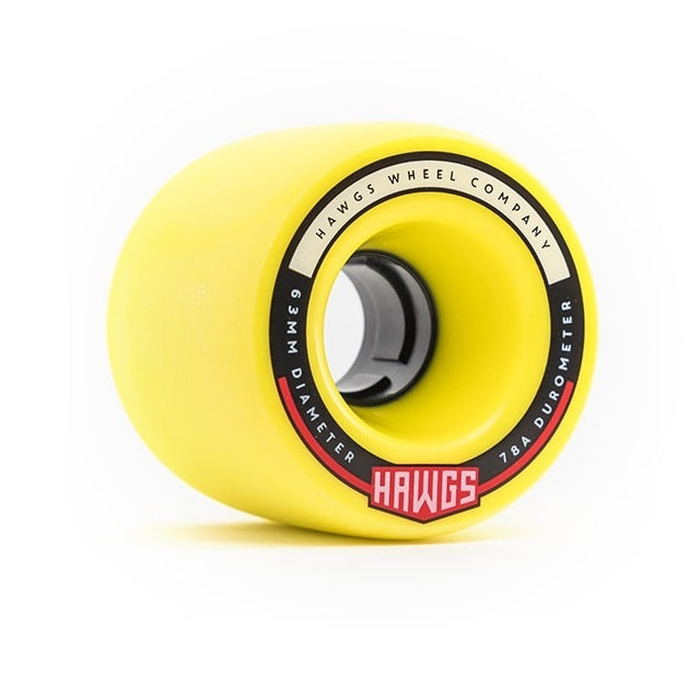 Hawgs Fatty Wheels 63mm 78a - Flat Banana (Set of 4) - X747X