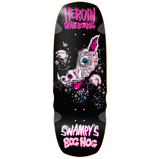 Heroin Swampy’s Bog Hog Skateboard Deck - 10.75″