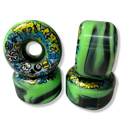 Toxic Team VERY HARD Wheels 56mm/102a - X747X