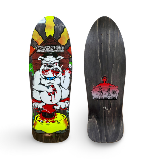 BBC Monty Nolder Bulldog #1 HAND-PAINTED LIMITED EDITION 10.25"x31" (1 of 10)