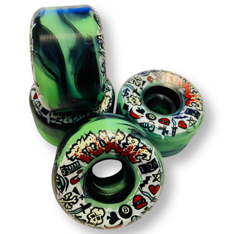 Toxic Team VERY HARD Wheels 53mm/102a - X747X